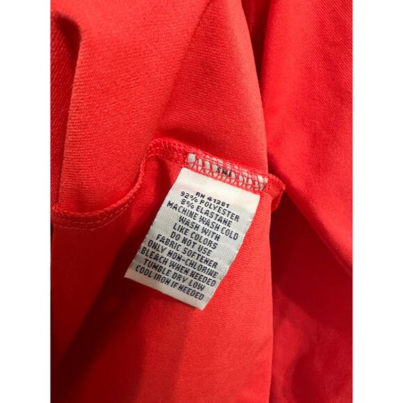 Ralph‎ Lauren Polo Golf 1/3 zip up Coral pullover size Medium - Picture 3 of 6